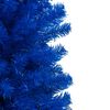 vidaXL Albero di Natale Preilluminato con Palline Blu 210 cm PVC