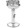 vidaXL Griglia per Barbecue a Carbone con Piedistallo in Acciaio Inox