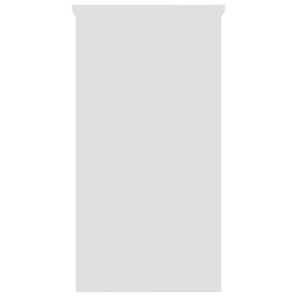 vidaXL Scrivania Bianca 80x40x75 cm in Legno Multistrato