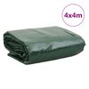 vidaXL Telone Verde 4x4 m 650 g/m&sup2;