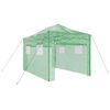 vidaXL Serra con struttura pop-up Verde 280 x 410 x 315 cm Ferro