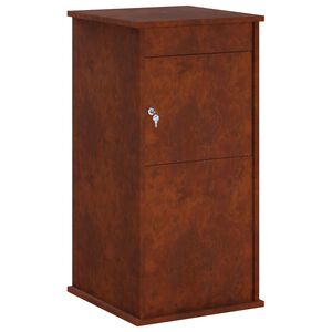 vidaXL cassetta postalepastkastei Ruggine 50 x 52 x 100 cm