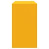 vidaXL Armadio Giallo senape 90 x 40 x 70 cm Acciaio
