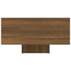 vidaXL Tavolino da Salotto Rovere Marrone 85x55x31cm Legno Multistrato
