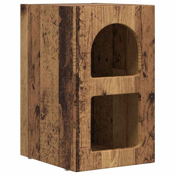 vidaXL Comodino Legno vecchio 29,5 x 33,5 x 50 cm Legno multistrato