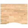 vidaXL Banco da Lavoro 80x60x(71,5-98) cm Legno Massello Rovere