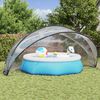 vidaXL Dome Piscina Trasparente 546 x 516 x 250 cm PVC