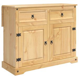 vidaXL Set isola da cucina Cera di Miele 112 x 70 x 91,5 cm