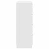 vidaXL Credenza Bianca 80x35x99 cm in Legno Multistrato