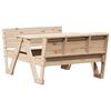 vidaXL Tavolo da Picnic per Bambini 88x122x58cm Legno Massello di Pino