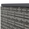 vidaXL Set Divani da Giardino 6 pz con Cuscini in Polyrattan Grigio