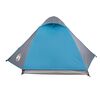 vidaXL Tenda da Campeggio a Cupola per 2 Persone Blu Impermeabile