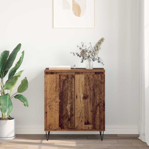 vidaXL Credenza Legno vecchio 60 x 35 x 70 cm Legno multistrato