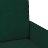 vidaXL Set divani 3 pcs Verde Scuro 115 x 56 x 80 cm Legno compensato