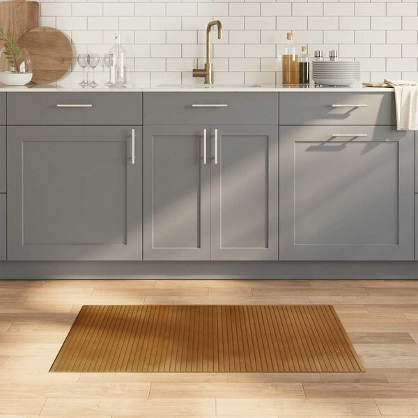 vidaXL Tappeto Rettangolare Marrone 60x100 cm in Bamb&ugrave;