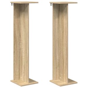 vidaXL Supporto per piante Rovere Sonoma 25 x 25,5 x 100,5 cm