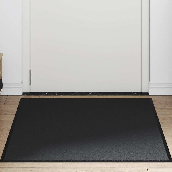 vidaXL Zerbino Nero 90x120 cm