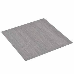 vidaXL Tavole per Pavimenti 5,11 m&sup2; 55 pcs PVC Grigio scuro melange