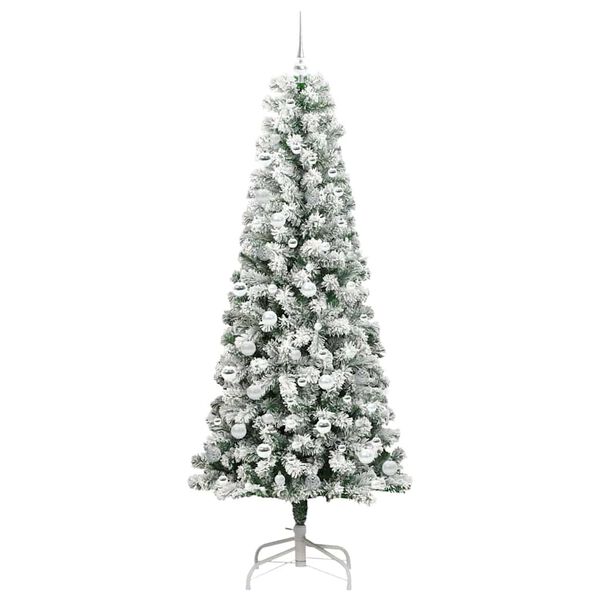 vidaXL Albero di Natale Artificiale con Rami Pieghevoli 210 cm