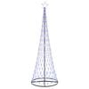 vidaXL Albero di Natale LED Blu 302,5 cm Metallo