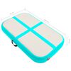 vidaXL Tappetino Ginnastica Gonfiabile con Pompa 60x100x15cm PVC Verde