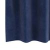 vidaXL Tende oscuranti 2 pcs Blu Scuro 140 x 140 cm Velluto