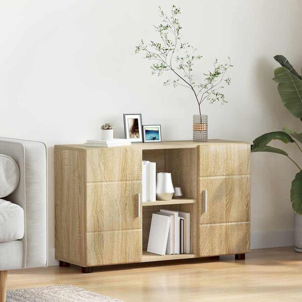 vidaXL Credenza con porta FLORIN Rovere Sonoma 88,5 x 30,5 x 55,5 cm