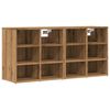 vidaXL Scarpiere 2 pz Rovere Artigianale 52x30x50 cm