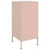 vidaXL Credenza Rosa 36x39x79 cm in Acciaio