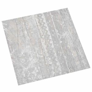 vidaXL Tavole per Pavimenti Grigio chiaro e bianco 5,11 m&sup2; 55 pz PVC