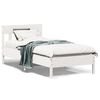 vidaXL Letto senza Materasso Bianco 90x190 cm in Legno Massello Pino
