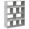 vidaXL Divisorio Stanza Grigio Cemento 100x33x125,5 cm in Truciolato