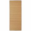 vidaXL Tappeto Rettangolare in Bamb&ugrave; Marrone 80 x 300 cm