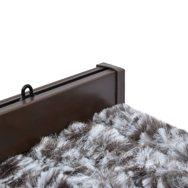 vidaXL Zanzariera Marrone e Beige 56x185 cm Ciniglia