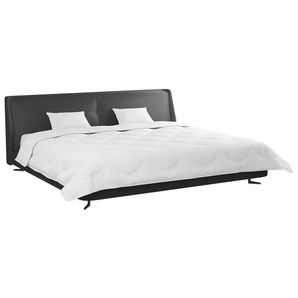 vidaXL Duvet Invernale con cuscino 3 pcs Bianco Microfibra