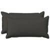 vidaXL Cuscino con cuscino HOUTEN 2 pz Grigio Scuro Lino