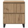 vidaXL Credenza 3 pcs Rovere artigianale 60 x 35 x 70 cm