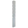 vidaXL Palo per Recinzione Gabbione Argento 160 cm in Acciaio Zincato