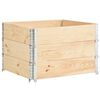 vidaXL Collari per Pallet 3 pz 100x100 cm in Legno Massello di Pino