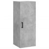 vidaXL Mobile a Parete Grigio Cemento 34,5x34x90 cm