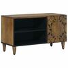 vidaXL Mobile TV Marrone 80 x 31,5 x 46 cm Legno di mango massello