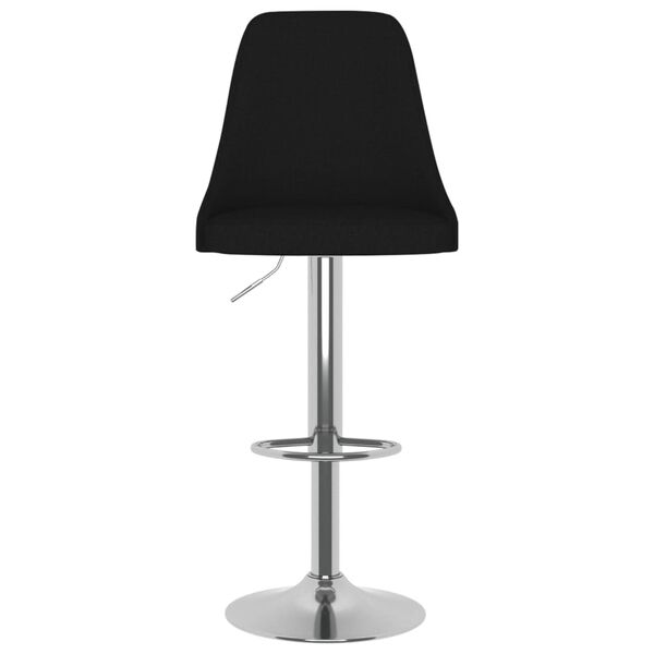 vidaXL Sgabelli da Bar 2 pz Neri in Tessuto