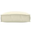 vidaXL Cuscino Crema 50 x 50 x 12 cm Tessuto Oxford