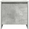 vidaXL Comodini 2 pz Grigio Cemento 45x34x44,5 cm in Truciolato