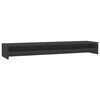vidaXL Supporto per Monitor Grigio 100x24x13 cm in Legno Multistrato