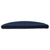 vidaXL Tappetini per scale autoadesivi 20 pz 56x17x3 cm blu navy semicircolari