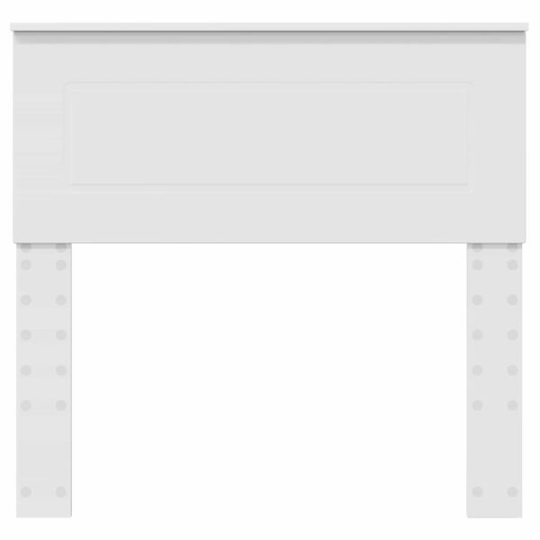 vidaXL Testiera Bianco 90 cm Legno multistrato