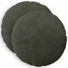 vidaXL Federa 2 pcs HEERLEN Antracite &Oslash; 30 cm corduroy