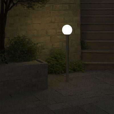 vidaXL Lampione da Giardino con 1 Lampada 110 cm