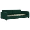 vidaXL Divano Letto con Letto Estraibile Verde Scuro 100x200cm Velluto